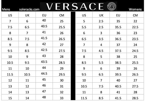 versace boxer size guide|Versace size chart.